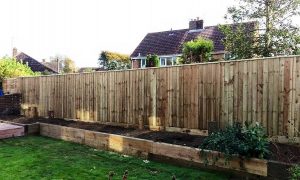 domestic close board fencing