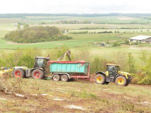 Converting waste timber to biomass