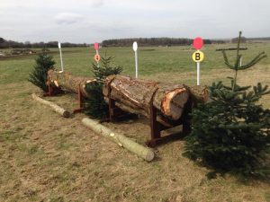 Glad to see our trees being up-cycled for jumps at the Larkhill