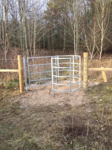 Footpath gates erected at Tidworth 