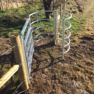 footpath gate near Tidworth