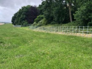 galvanised estate fencing