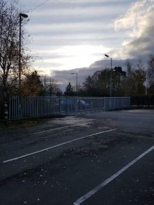 Security gates erected in Devizes and Westbury