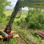 clearing steep woodland