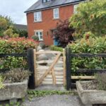 hardwood rustic gate