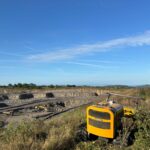 roboflail working around a quarry on the Mendip Hills