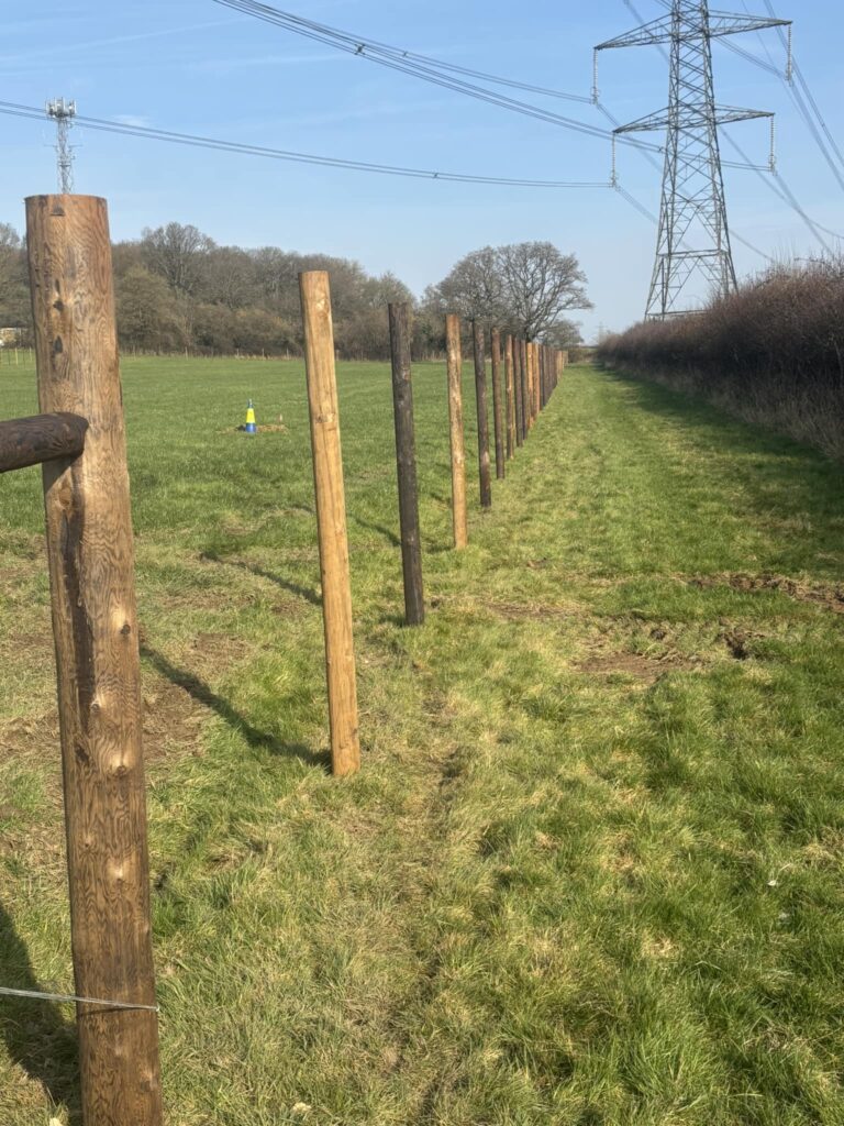 Solar Farm Project fencing